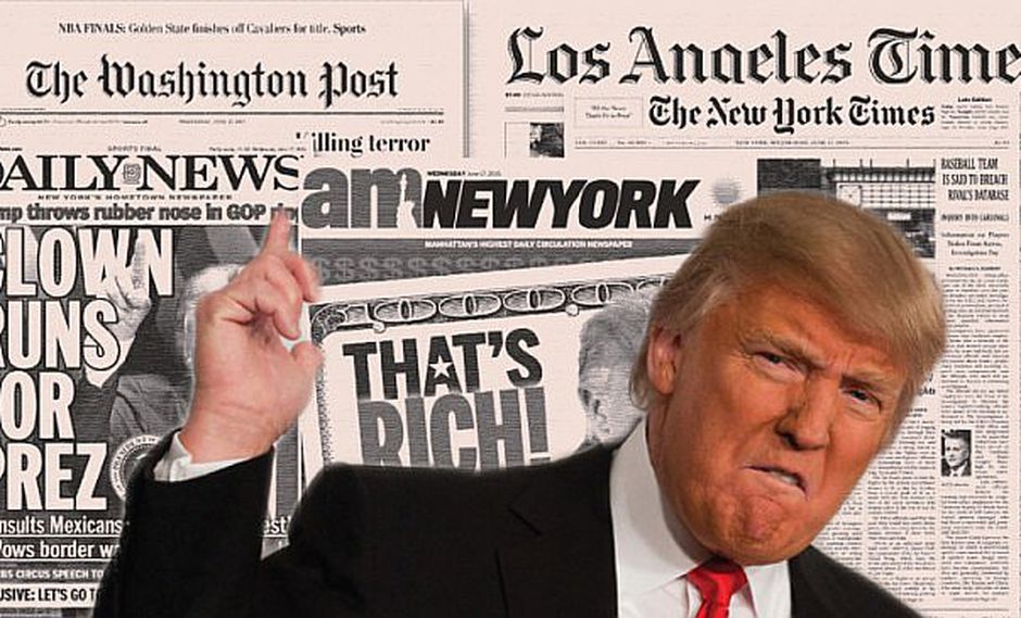 #DonaldTrump agrede a los medios que develan recesión en EE.UU.